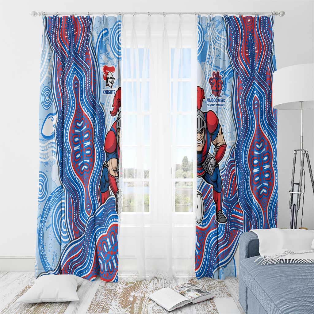 Newcastle Knights NAIDOC Week 2026 Window Curtain First Nations of Australia Aboriginal Mascot Rugby