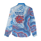 Newcastle Knights NAIDOC Week 2026 Women Casual Shirt First Nations of Australia Aboriginal Mascot Rugby