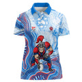 Newcastle Knights NAIDOC Week 2026 Women Polo Shirt First Nations of Australia Aboriginal Mascot Rugby