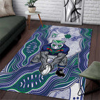 New Zealand Warriors NAIDOC Week 2026 Area Rug First Nations of Australia Aboriginal Mascot Rugby