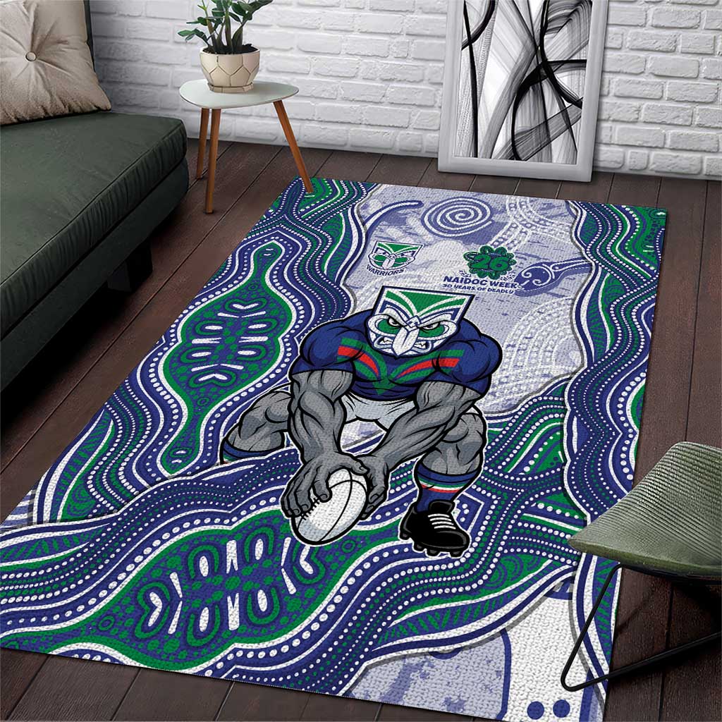 New Zealand Warriors NAIDOC Week 2026 Area Rug First Nations of Australia Aboriginal Mascot Rugby