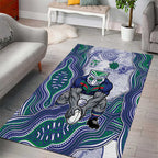 New Zealand Warriors NAIDOC Week 2026 Area Rug First Nations of Australia Aboriginal Mascot Rugby