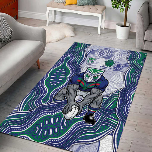 New Zealand Warriors NAIDOC Week 2026 Area Rug First Nations of Australia Aboriginal Mascot Rugby