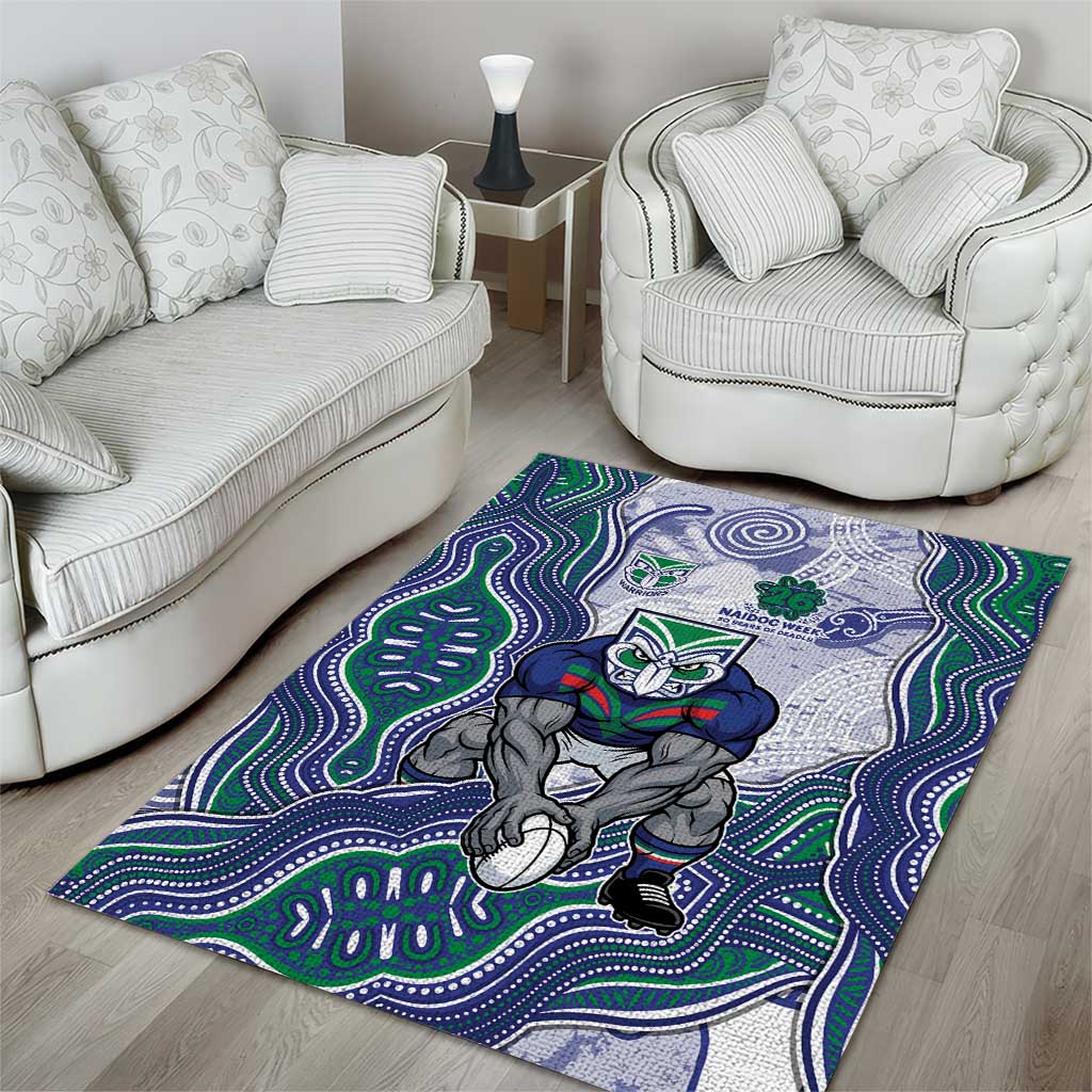 New Zealand Warriors NAIDOC Week 2026 Area Rug First Nations of Australia Aboriginal Mascot Rugby