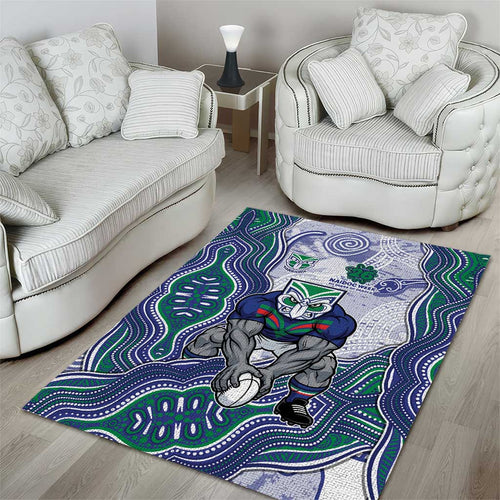 New Zealand Warriors NAIDOC Week 2026 Area Rug First Nations of Australia Aboriginal Mascot Rugby