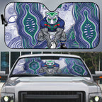 New Zealand Warriors NAIDOC Week 2026 Auto Sun Shade First Nations of Australia Aboriginal Mascot Rugby