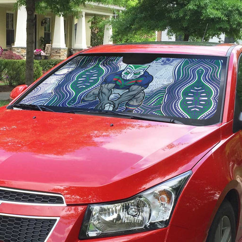 New Zealand Warriors NAIDOC Week 2026 Auto Sun Shade First Nations of Australia Aboriginal Mascot Rugby