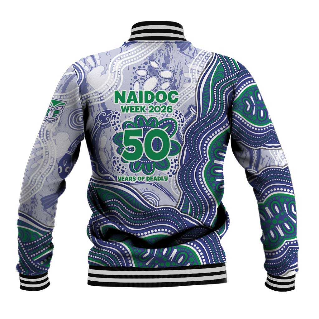 New Zealand Warriors NAIDOC Week 2026 Baseball Jacket First Nations of Australia Aboriginal Mascot Rugby