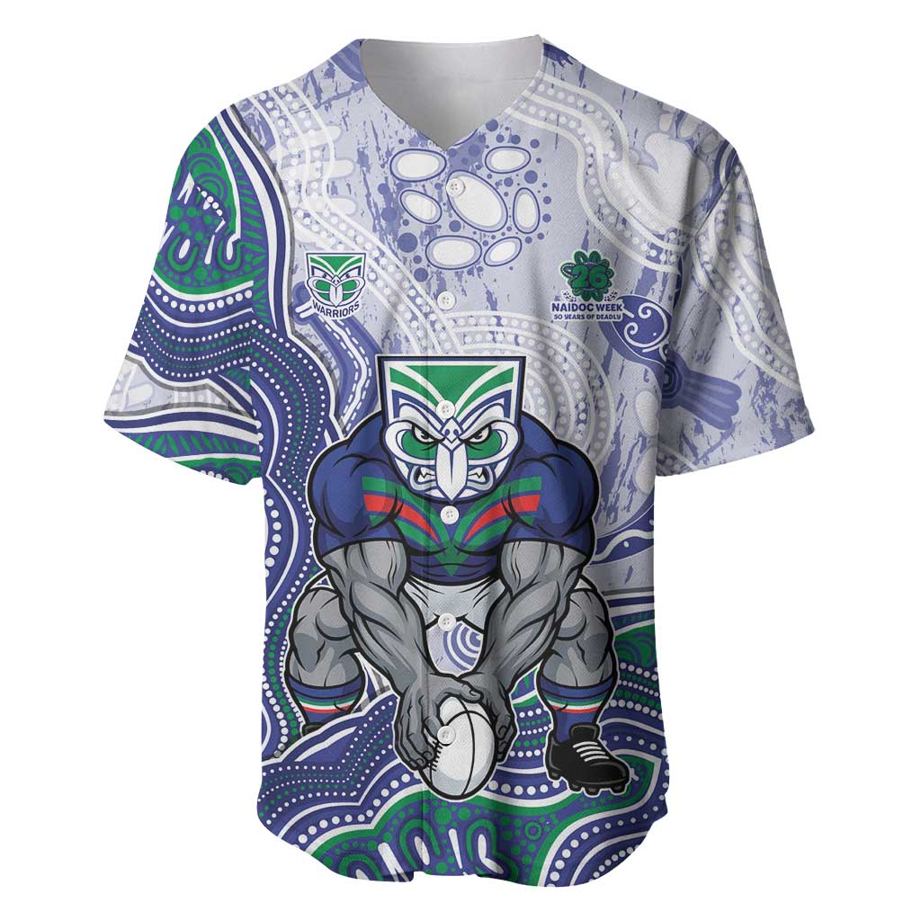 New Zealand Warriors NAIDOC Week 2026 Baseball Jersey First Nations of Australia Aboriginal Mascot Rugby