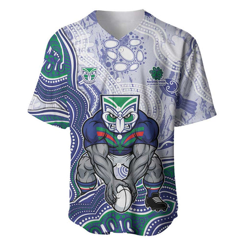 New Zealand Warriors NAIDOC Week 2026 Baseball Jersey First Nations of Australia Aboriginal Mascot Rugby