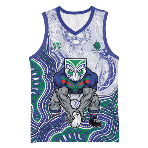 New Zealand Warriors NAIDOC Week 2026 Basketball Jersey First Nations of Australia Aboriginal Mascot Rugby