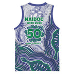 New Zealand Warriors NAIDOC Week 2026 Basketball Jersey First Nations of Australia Aboriginal Mascot Rugby
