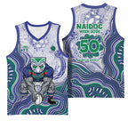 New Zealand Warriors NAIDOC Week 2026 Basketball Jersey First Nations of Australia Aboriginal Mascot Rugby