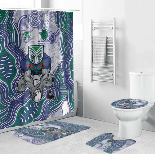 New Zealand Warriors NAIDOC Week 2026 Bathroom Set First Nations of Australia Aboriginal Mascot Rugby