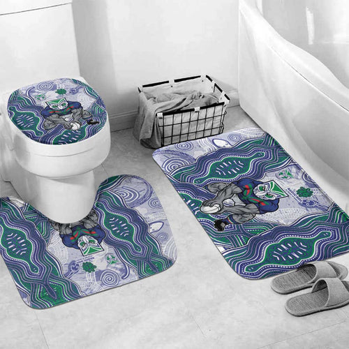 New Zealand Warriors NAIDOC Week 2026 Bathroom Set First Nations of Australia Aboriginal Mascot Rugby