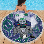 New Zealand Warriors NAIDOC Week 2026 Beach Blanket First Nations of Australia Aboriginal Mascot Rugby