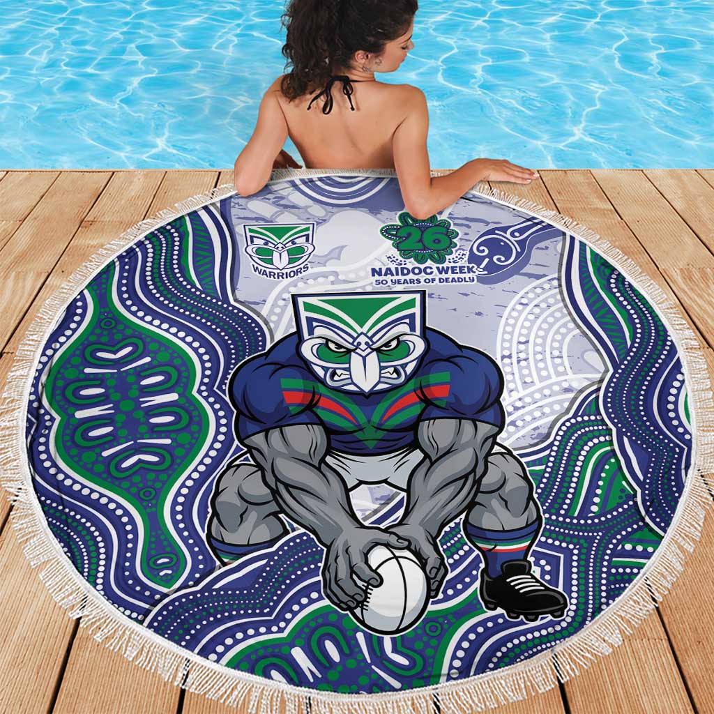 New Zealand Warriors NAIDOC Week 2026 Beach Blanket First Nations of Australia Aboriginal Mascot Rugby
