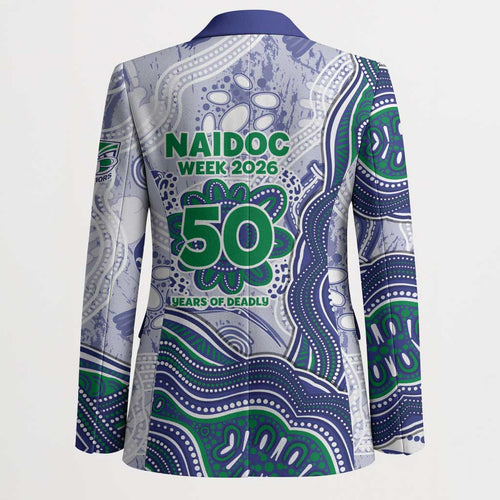 New Zealand Warriors NAIDOC Week 2026 Blazer First Nations of Australia Aboriginal Mascot Rugby
