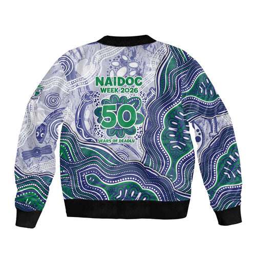 New Zealand Warriors NAIDOC Week 2026 Bomber Jacket First Nations of Australia Aboriginal Mascot Rugby