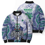 New Zealand Warriors NAIDOC Week 2026 Bomber Puffer Jacket First Nations of Australia Aboriginal Mascot Rugby