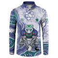 New Zealand Warriors NAIDOC Week 2026 Button Sweatshirt First Nations of Australia Aboriginal Mascot Rugby