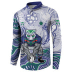 New Zealand Warriors NAIDOC Week 2026 Button Sweatshirt First Nations of Australia Aboriginal Mascot Rugby