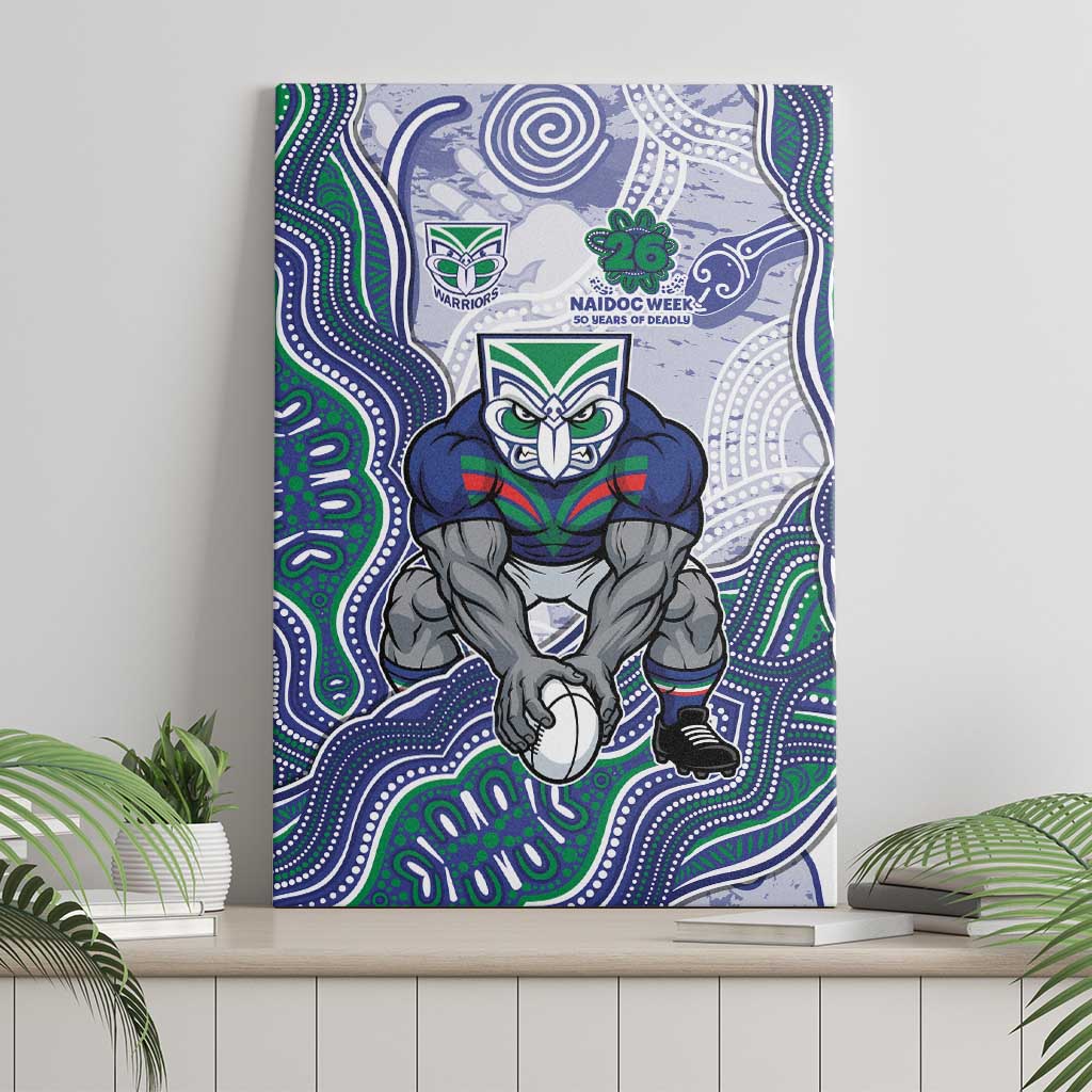 New Zealand Warriors NAIDOC Week 2026 Canvas Wall Art First Nations of Australia Aboriginal Mascot Rugby