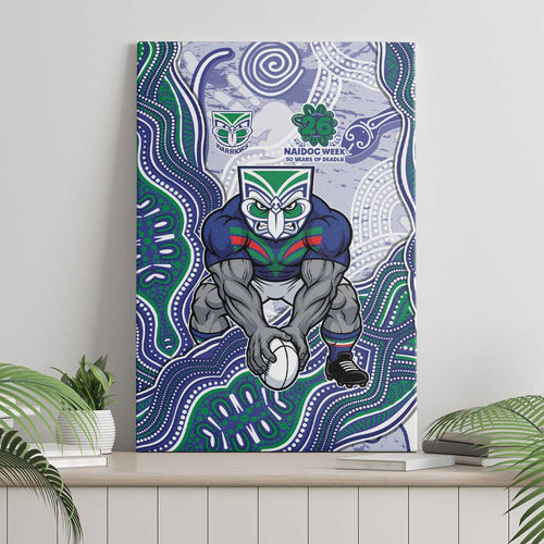 New Zealand Warriors NAIDOC Week 2026 Canvas Wall Art First Nations of Australia Aboriginal Mascot Rugby