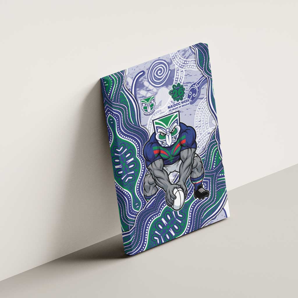 New Zealand Warriors NAIDOC Week 2026 Canvas Wall Art First Nations of Australia Aboriginal Mascot Rugby