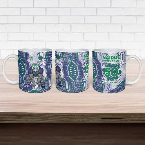 New Zealand Warriors NAIDOC Week 2026 Ceramic Mug First Nations of Australia Aboriginal Mascot Rugby