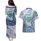 New Zealand Warriors NAIDOC Week 2026 Couples Matching Puletasi and Hawaiian Shirt First Nations of Australia Aboriginal Mascot Rugby