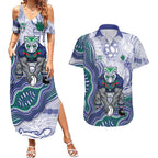 New Zealand Warriors NAIDOC Week 2026 Couples Matching Summer Maxi Dress and Hawaiian Shirt First Nations of Australia Aboriginal Mascot Rugby