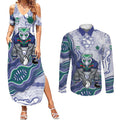 New Zealand Warriors NAIDOC Week 2026 Couples Matching Summer Maxi Dress and Long Sleeve Button Shirt First Nations of Australia Aboriginal Mascot Rugby