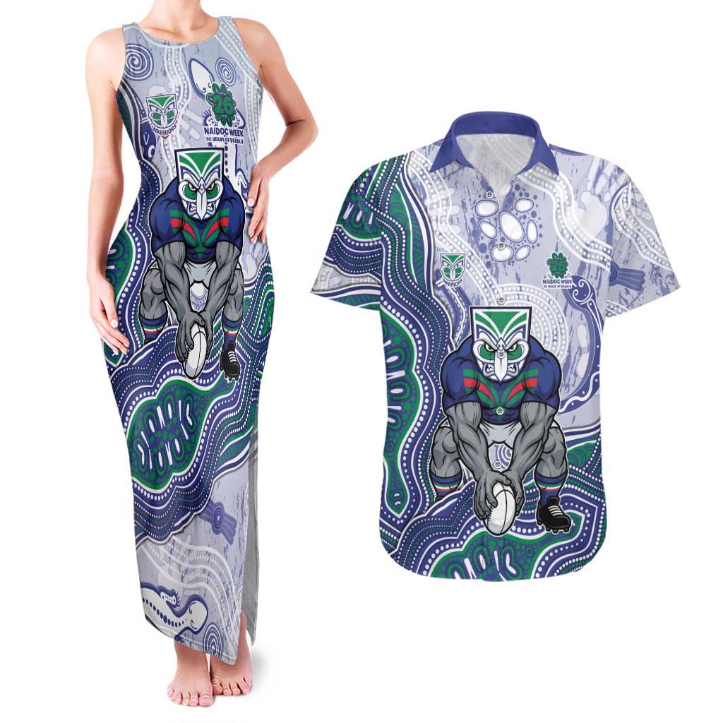 New Zealand Warriors NAIDOC Week 2026 Couples Matching Tank Maxi Dress and Hawaiian Shirt First Nations of Australia Aboriginal Mascot Rugby