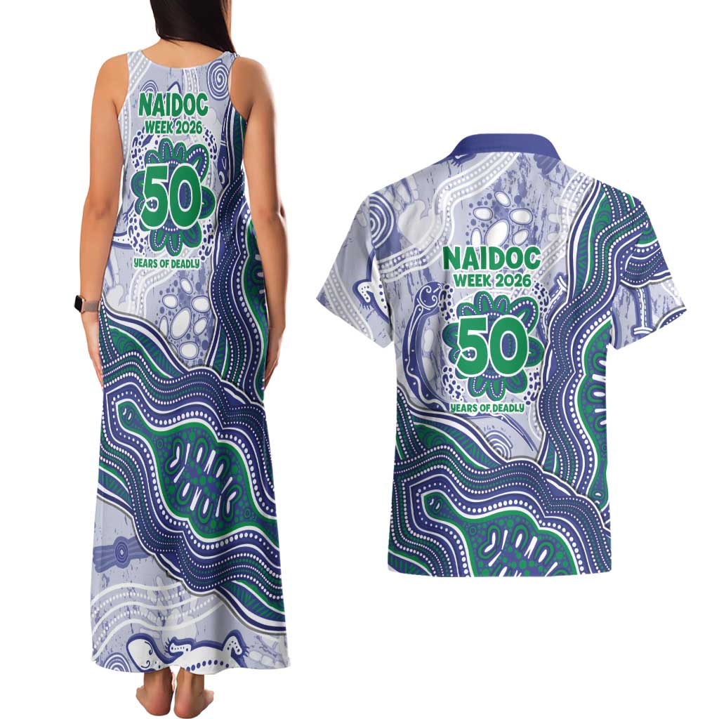 New Zealand Warriors NAIDOC Week 2026 Couples Matching Tank Maxi Dress and Hawaiian Shirt First Nations of Australia Aboriginal Mascot Rugby