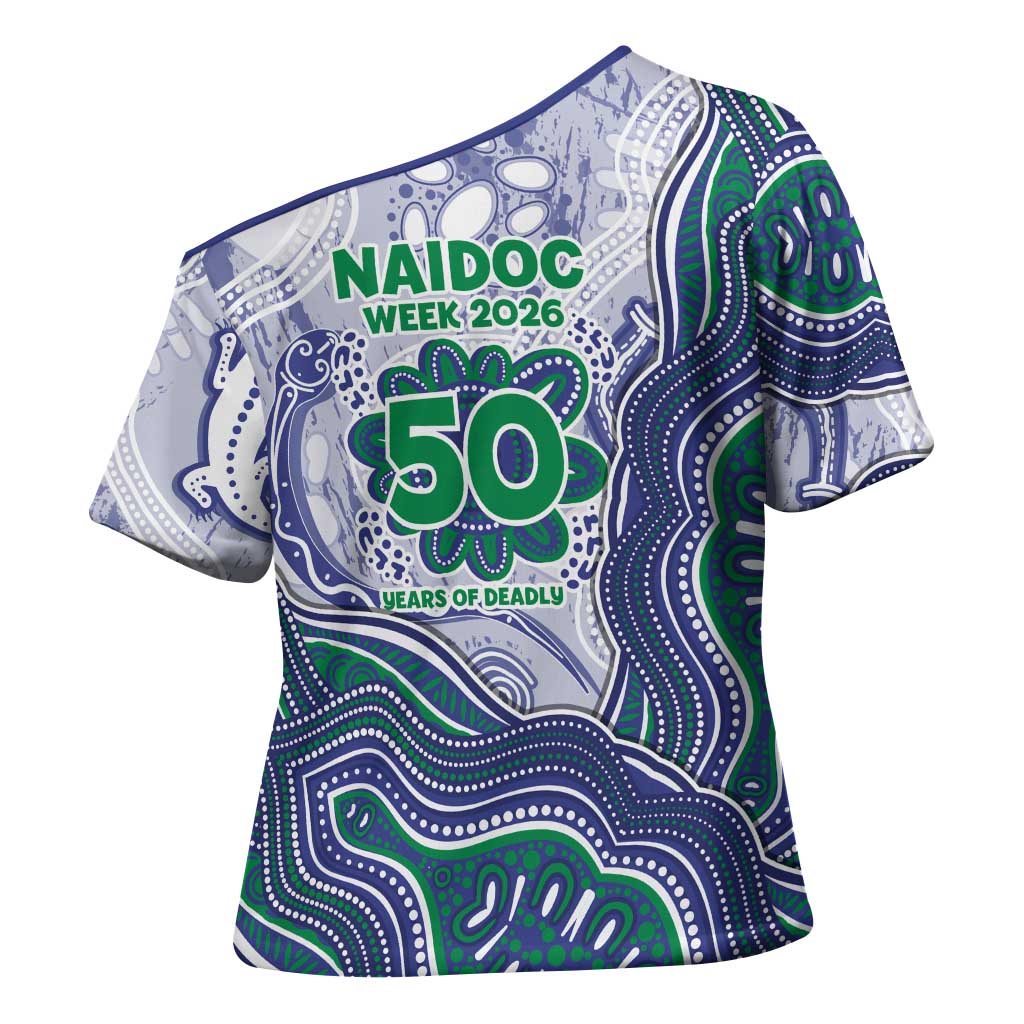 New Zealand Warriors NAIDOC Week 2026 Cross Shoulder Shirt First Nations of Australia Aboriginal Mascot Rugby