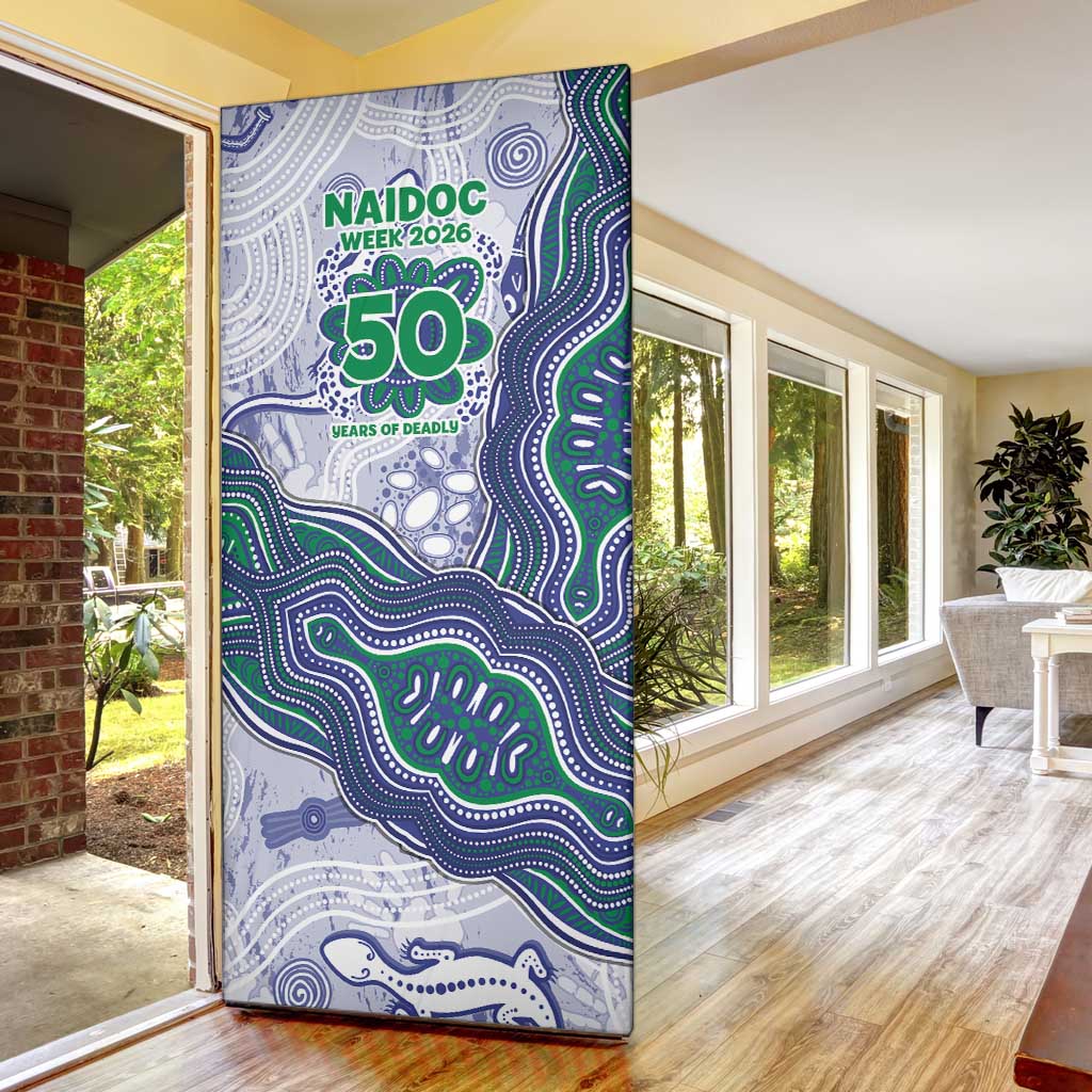 New Zealand Warriors NAIDOC Week 2026 Door Cover First Nations of Australia Aboriginal Mascot Rugby