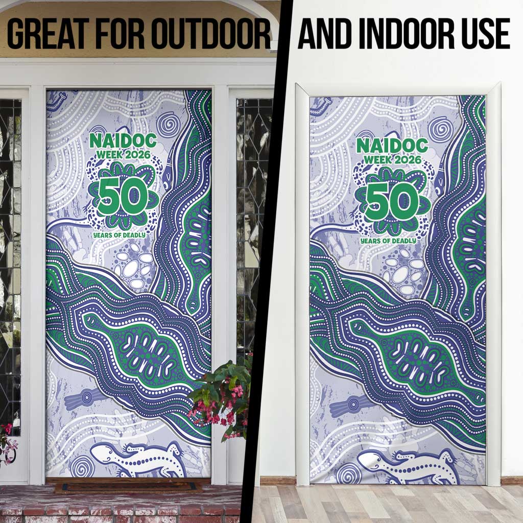 New Zealand Warriors NAIDOC Week 2026 Door Cover First Nations of Australia Aboriginal Mascot Rugby