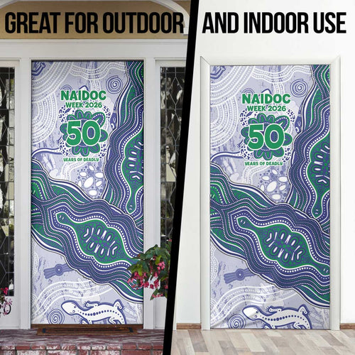 New Zealand Warriors NAIDOC Week 2026 Door Cover First Nations of Australia Aboriginal Mascot Rugby