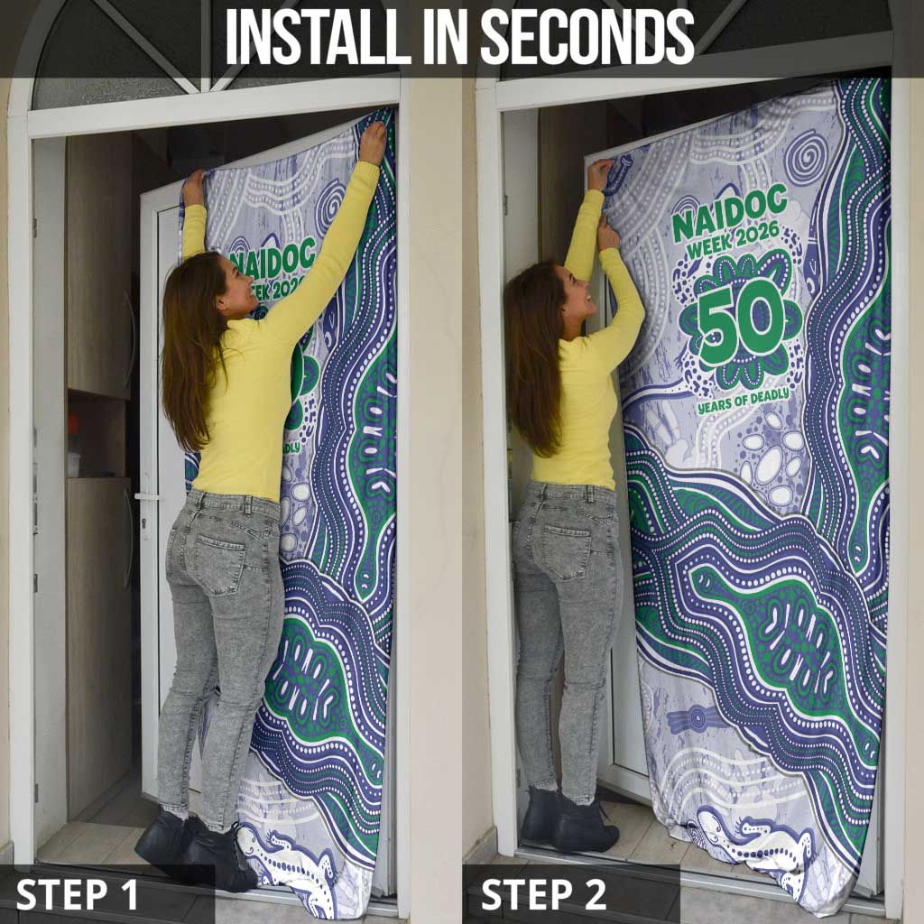 New Zealand Warriors NAIDOC Week 2026 Door Cover First Nations of Australia Aboriginal Mascot Rugby