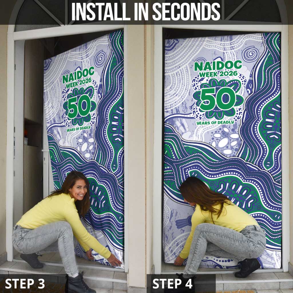 New Zealand Warriors NAIDOC Week 2026 Door Cover First Nations of Australia Aboriginal Mascot Rugby