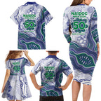 New Zealand Warriors NAIDOC Week 2026 Family Matching Long Sleeve Bodycon Dress and Hawaiian Shirt First Nations of Australia Aboriginal Mascot Rugby