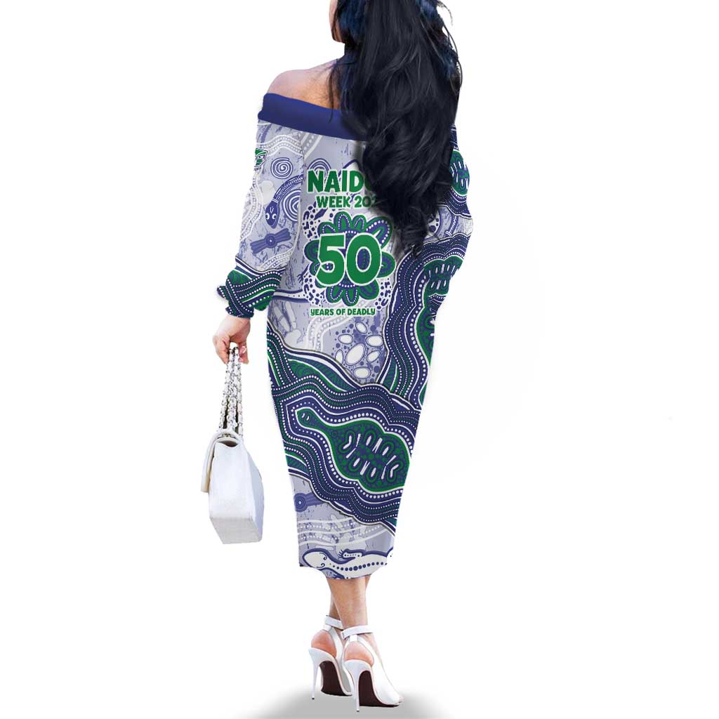 New Zealand Warriors NAIDOC Week 2026 Family Matching Off The Shoulder Long Sleeve Dress and Hawaiian Shirt First Nations of Australia Aboriginal Mascot Rugby