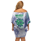 New Zealand Warriors NAIDOC Week 2026 Family Matching Off Shoulder Short Dress and Hawaiian Shirt First Nations of Australia Aboriginal Mascot Rugby