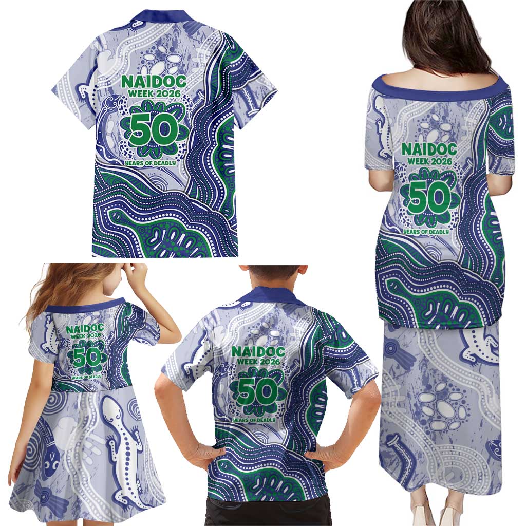 New Zealand Warriors NAIDOC Week 2026 Family Matching Puletasi and Hawaiian Shirt First Nations of Australia Aboriginal Mascot Rugby