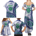 New Zealand Warriors NAIDOC Week 2026 Family Matching Summer Maxi Dress and Hawaiian Shirt First Nations of Australia Aboriginal Mascot Rugby
