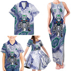 New Zealand Warriors NAIDOC Week 2026 Family Matching Tank Maxi Dress and Hawaiian Shirt First Nations of Australia Aboriginal Mascot Rugby
