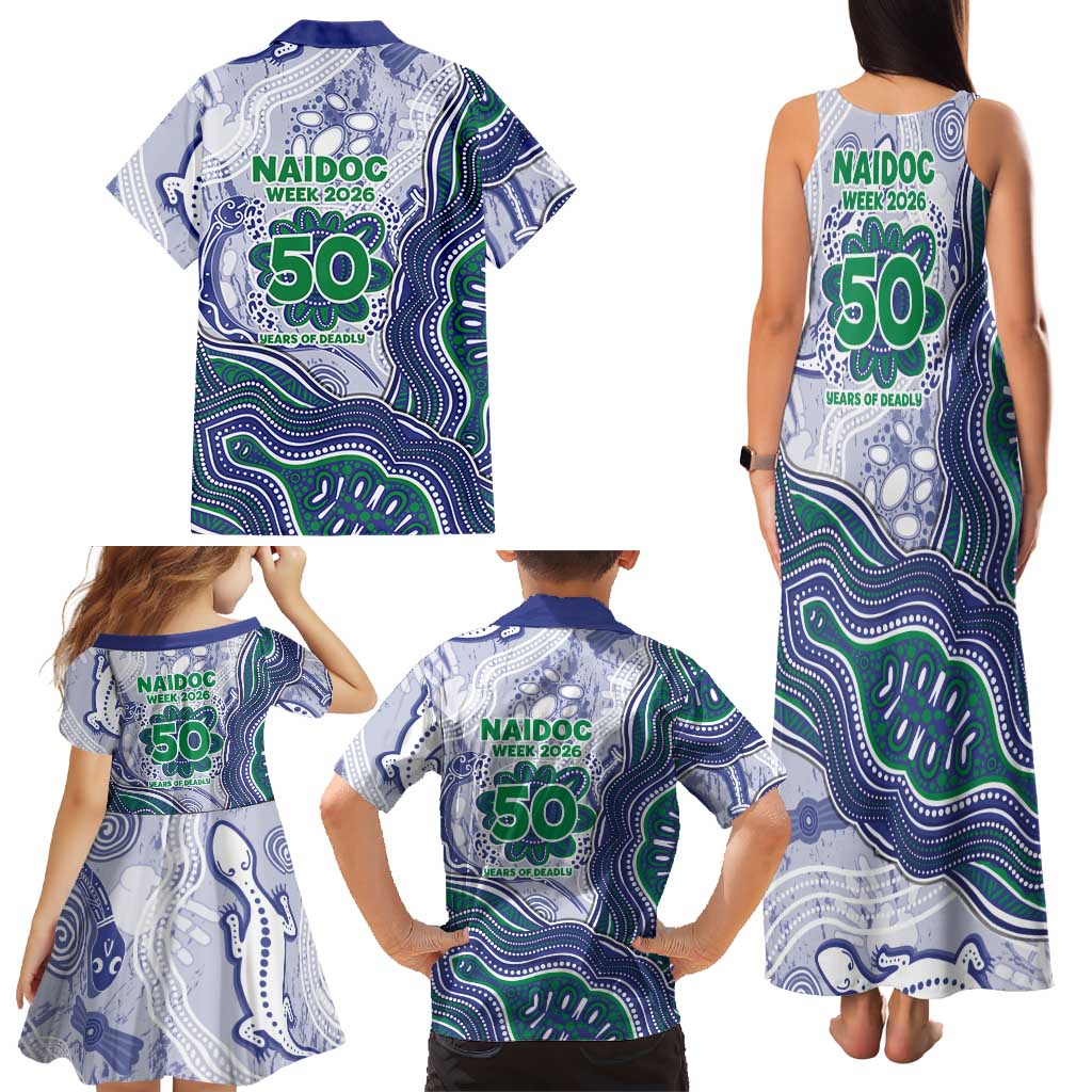New Zealand Warriors NAIDOC Week 2026 Family Matching Tank Maxi Dress and Hawaiian Shirt First Nations of Australia Aboriginal Mascot Rugby