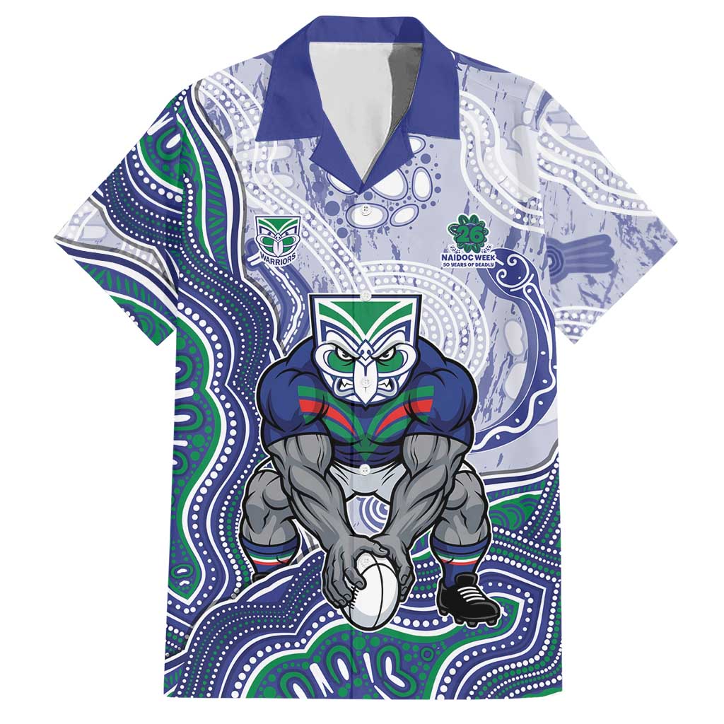 New Zealand Warriors NAIDOC Week 2026 Hawaiian Shirt First Nations of Australia Aboriginal Mascot Rugby