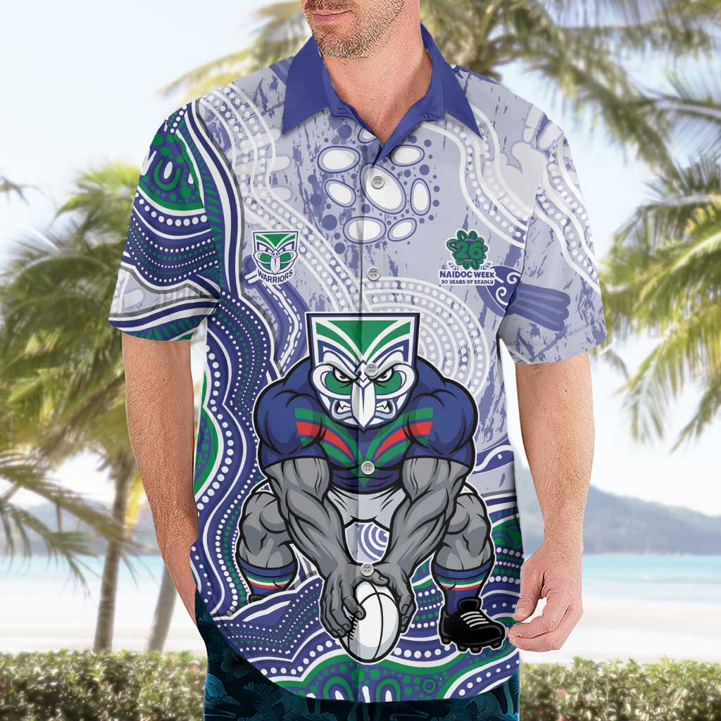 New Zealand Warriors NAIDOC Week 2026 Hawaiian Shirt First Nations of Australia Aboriginal Mascot Rugby